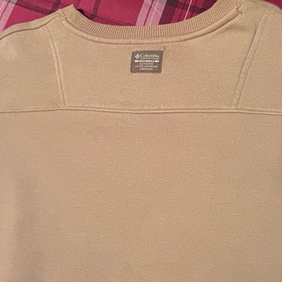 Columbia Tan Crewneck Sweater with Textured Knit - Picture 3 of 3